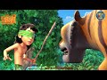 Jungle book mega episode  jungle book cartoon for kids  english stories  funny wild animals