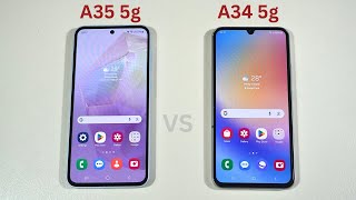 Samsung Galaxy A35 vs Galaxy A34 Speed Test and Camera Comparison