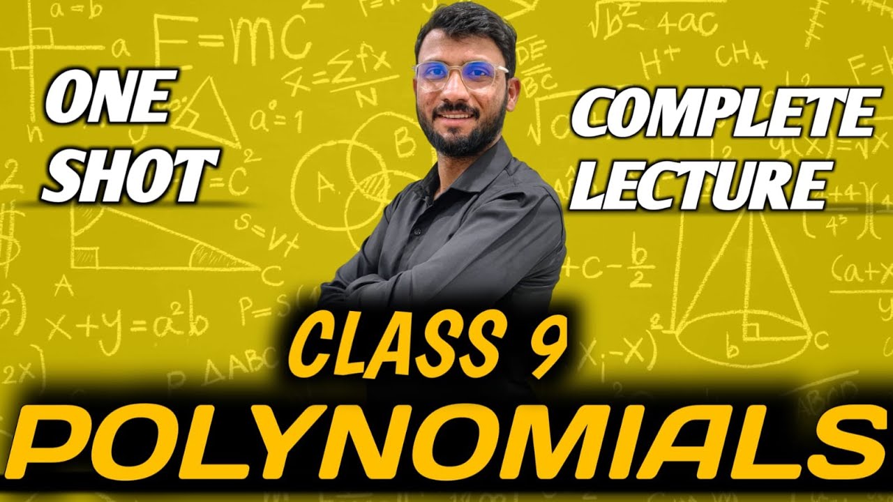 Polynomials in One Shot 🔥 Class 9 Maths Chapter 2 Full NCERT Explained ...