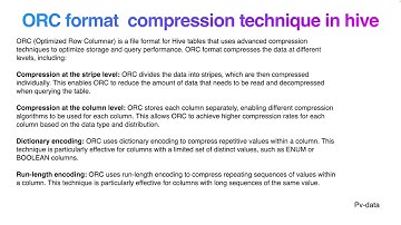 "Introduction to Hive ORC File Format: Optimizing Hive Queries for Big Data Processing"