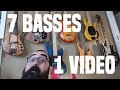 LowEndLobster Fresh Look: 7 Basses, 1 Video. What's on my wall? BASS EXTRAVAGANZA!