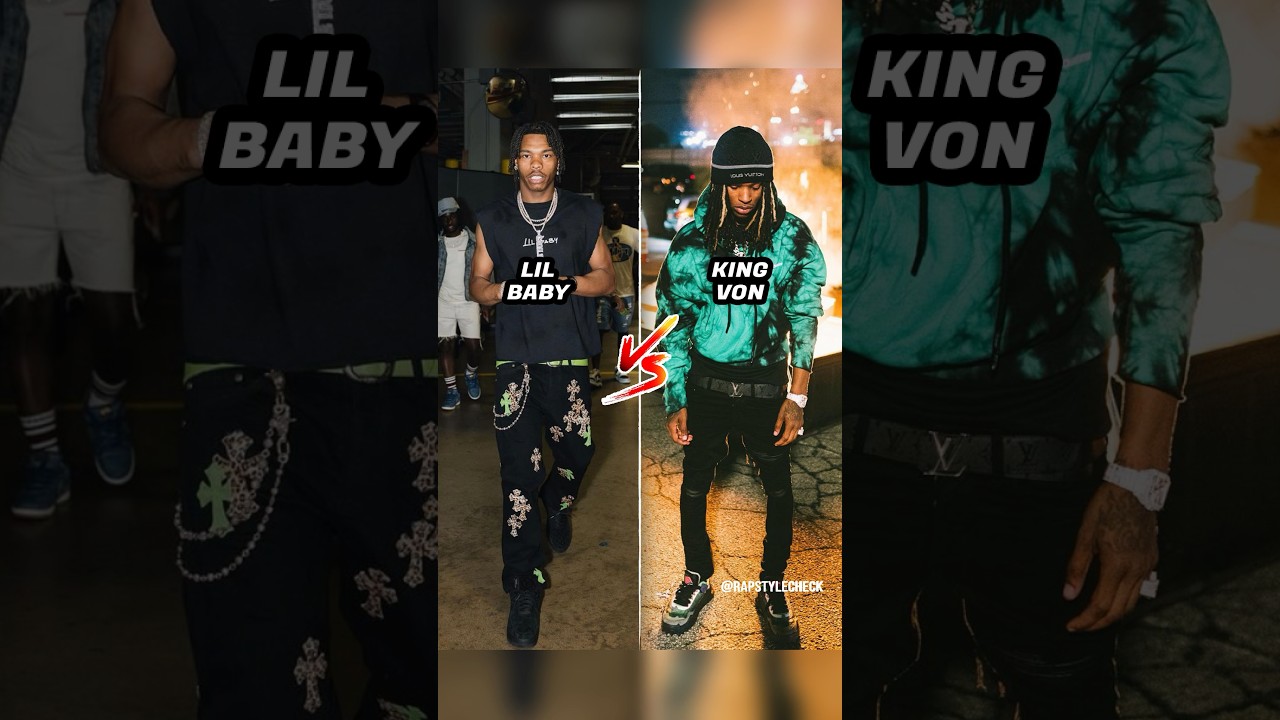 LIL BABY OR KING VON? 🥶 DRIP BATTLE 44 💧 #lilbaby #kingvon #chiraq  #streetwear 