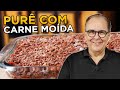 Purê de Batata com Carne Moída do Chef Taico