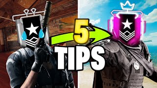 THESE 5 *TIPS* WILL MAKE YOU RANK UP IN OPERATION DEADLY OMEN  RAINBOW SIX SIEGE