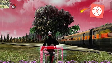 How to edit train effect like flame r || Flame r new video editing tutorial in kinemaster🔥🔥