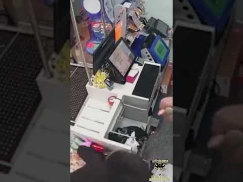 London Shopkeep Gives Armed Robber A Beat Down #shorts