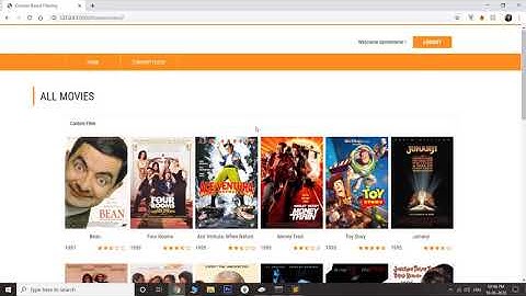 Django Movies Website - Uses Content Based Filtering ML Approach