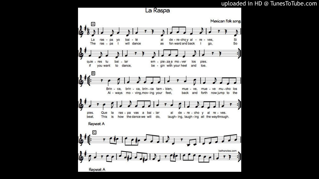 Las Raspa (English) YouTube