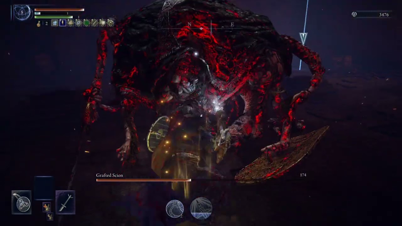 ELDEN RING NIGHTREIGN | Depth 4 Solo How to defeat Grafted Scion with Buckler Parry