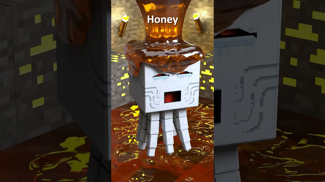 How to annoy Ghast in Minecraft 💎⛏️