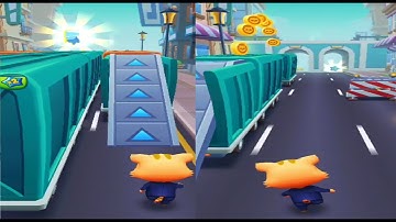 Cat Runner gameplay new update Run, jump and collect gold coins