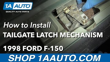 How to Replace Tailgate Latch Mechanism 97-04 Ford F-150