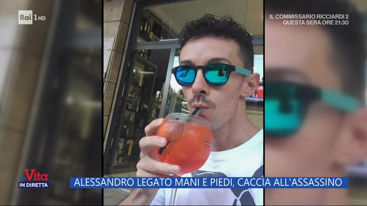 Alessandro legato mani e piedi, caccia all'assassino - La vita in diretta 13/03/2023