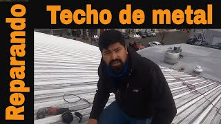 Cómo reparar una fuga en un techo de metal | How to repair a leak on a metal roof