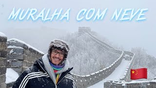 MURALHA DA CHINA COBERTA COM NEVE