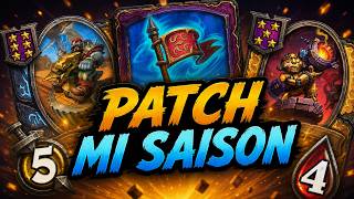 GROS PATCH DE MI SAISON BATTLEGROUNDS