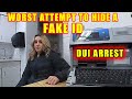Bodycam DUI Arrest - 19-Year-Old Woman is Arrested for DUI and Possession of a Fake ID