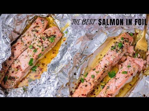 Video: Cooking Salmon Fillet In Foil