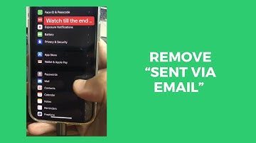 How To Remove The Sent From iPhone Email Signature