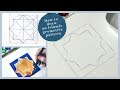 How to draw a simple islamic geometric pattern