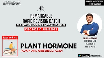 PLANT HORMONES PART 1 | TRANSPORT OF AUXIN IN PLANTS | PHYTOHORMONE | CSIR NET LIFE SCIENCE 2023 |