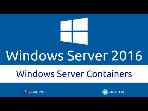 Video: ¿Cómo implemento un contenedor de Docker en Windows Server 2016?