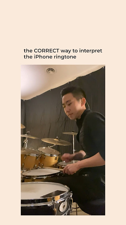 where is the downbeat on the default iphone ringtone?? #drummer #music #drums #iphone
