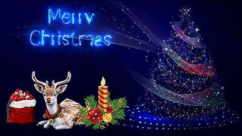 Merry Christmas wishes status | Free Background Video effects | Christmas tree No Copyright Video