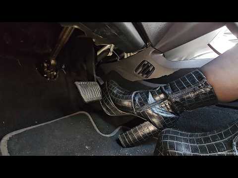Driving Ford Mondeo in Platform Boots, Above and Side View Pt 2 Preview