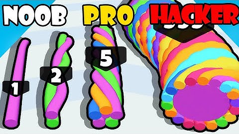 NOOB vs PRO vs HACKER - Twisty Runner | Gameplay Walkthrough (Android,iOS)