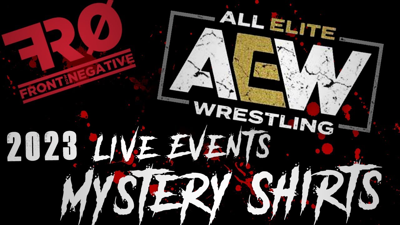 AEW Live Events Shirts 2023 Unboxing and Review