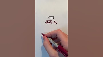 How to Estimate the Square Root of ANY NUMBER! #Shorts #trick #math