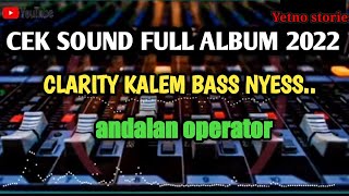 full album cek sound gler tanpa iklan - clarity