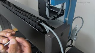 (f) – How to Install Tubing & Cables Through the Track (Automated Dispensing Systems)