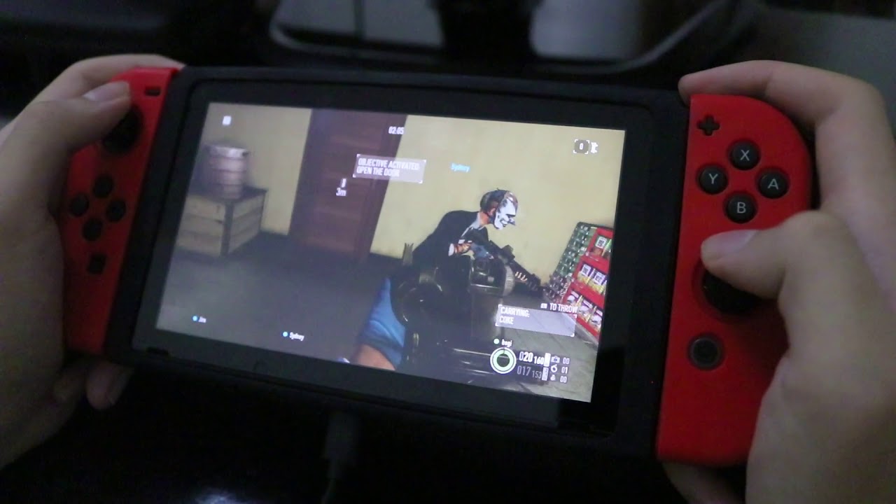 Payday 2 Nintendo Switch (Handheld mode) Test YouTube