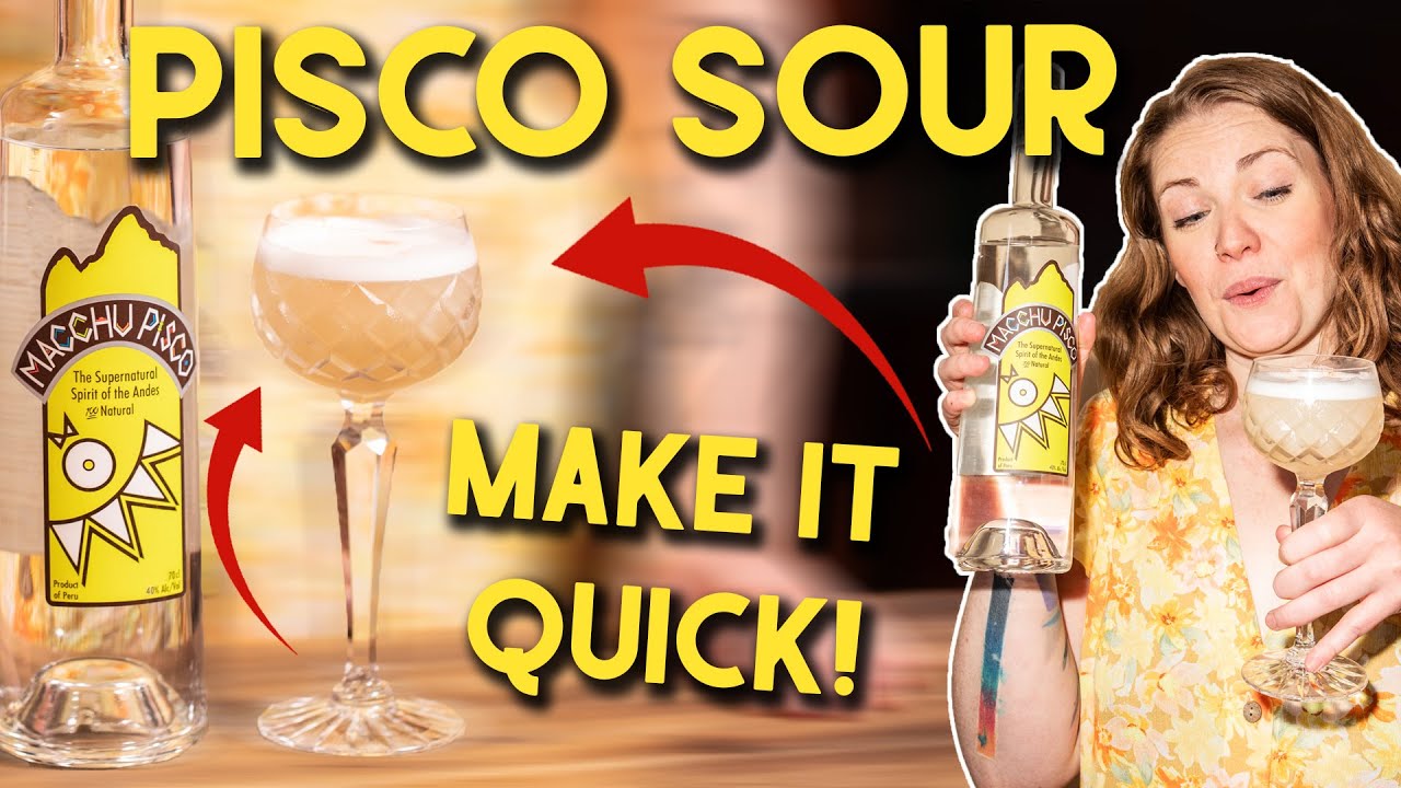 Create a Pisco Sour Cocktail