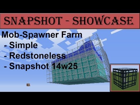 Simplest Monster-Spawner Farm (14w25)
