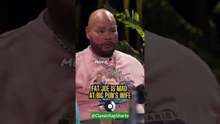 Fat Joe is mad at Big Pun's wife.