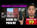 Minecraft Pocket Edition Gaming Test on Snapdragon 685! Redmi 15/POCO M7