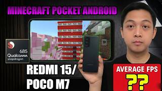 Minecraft Pocket Edition Gaming Test on Snapdragon 685! Redmi 15/POCO M7 screenshot 2