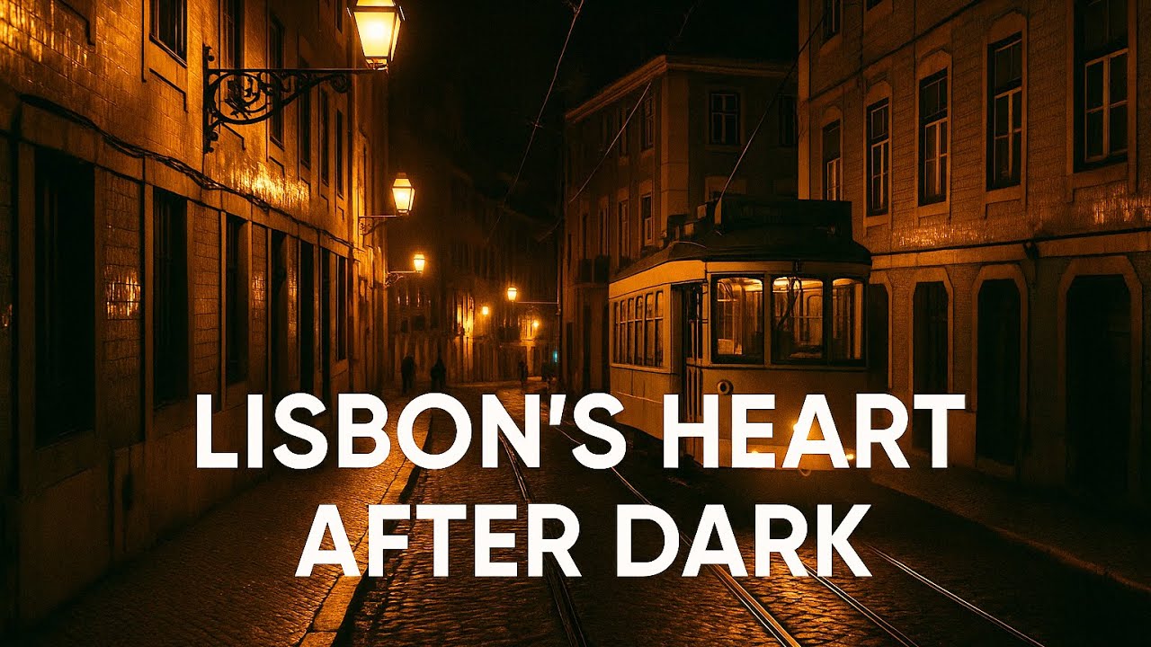 Lisbon by Night – Peaceful Summer City Walk