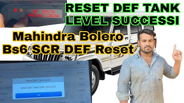 Mahindra Bolero Bs6 Scr Def Reset Kare xtool Se /RESET DEF YANK LEVEL SUCCESS /Mehsi Mahindra Xtool
