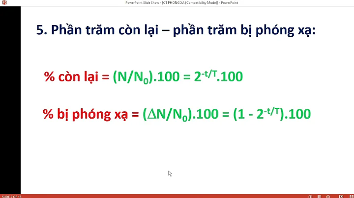 BÀI TẬP PHÓNG XẠ (P1)