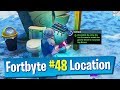 Fortnite Fortbyte #48 Location (Accessible by using the Vox Pickaxe to smash the gnome)