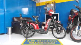 LR Motos - Revisão de Moto Concluida - Bicicleta Elétrica Ranger Vermelha
