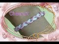 DIY Bracelet tutorial : Elegant bracelet tutorial (4)手鏈/手繩教學(四)