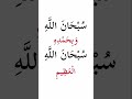 س ب ح ان الل ه و ب ح م د ه س ب ح ان الل ه ال ع ظ يم س ب ح ان الل ه و ب ح م د ه ذكر