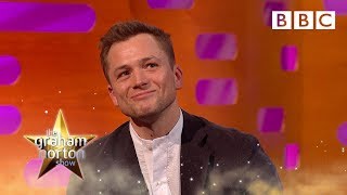 Video thumbnail of "Why Elton John called Taron Egerton a little sh*t - BBC The Graham Norton Show"