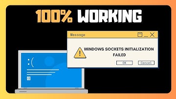 EASY FIX For Windows Sockets Initialization Failed In Windows 11