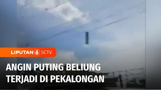 Angin Puting Beliung Merusak Pasar Darurat di Pekalongan | Liputan 6